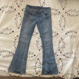 Bebe denim flare jeans